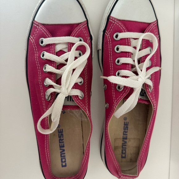 Converse Fuchsia Canvas Sneakers - Picture 2 of 3